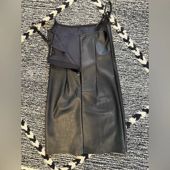 chinese dress ladies Amazon.com: Good American Women's Vacay Lace Up Faux Leather Sheath Dress
